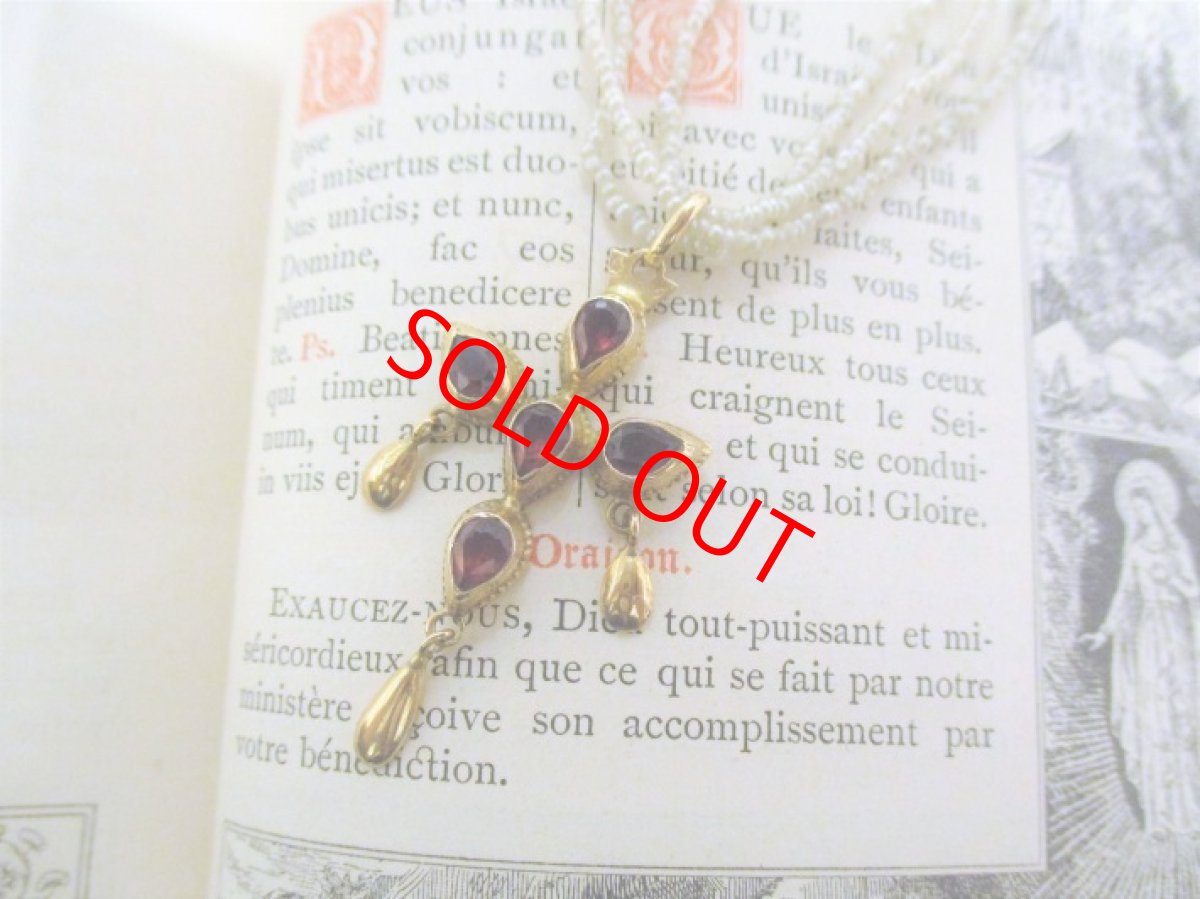 画像3: Sold　18ct.ガーネットペンダント (3)