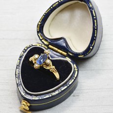 画像7: 15ct.サファイア パールリング (7)