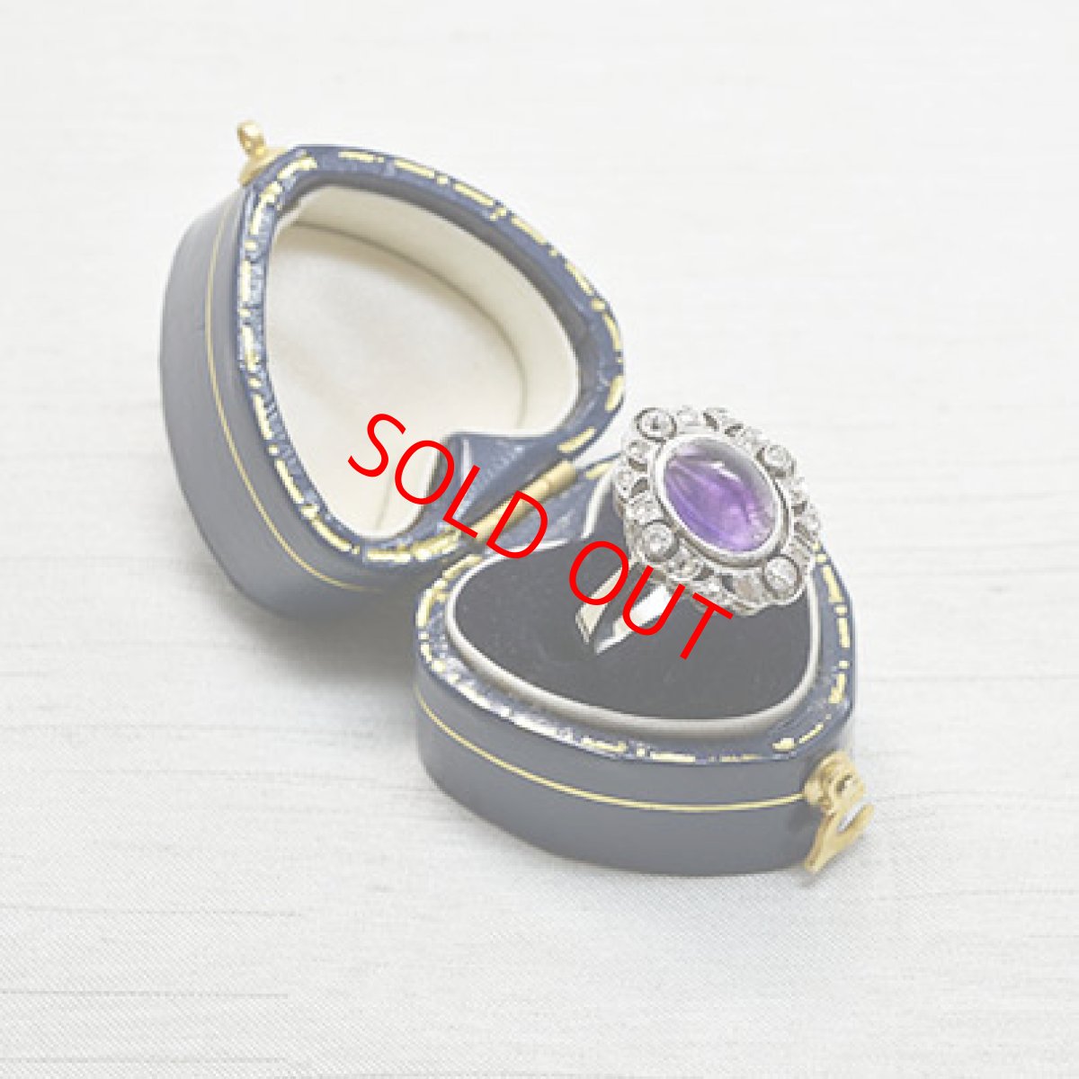 画像6: Sold 14ct.アメシストダイヤモンドリング (6)