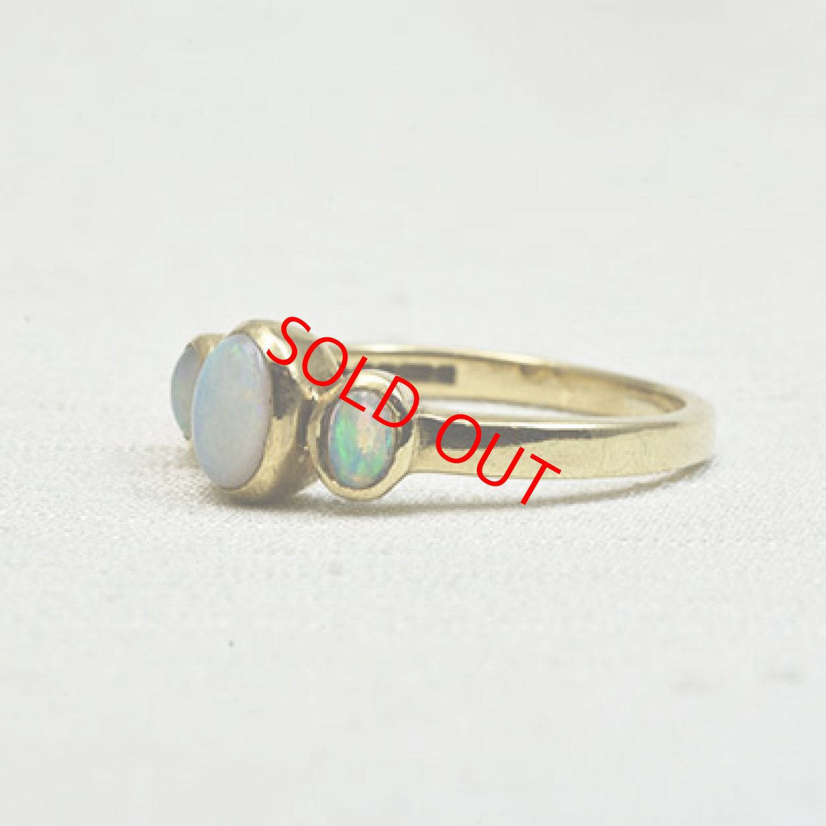 画像2: 9ct.オパールリング (2)