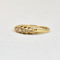 画像2: sold18ct.ダイヤモンドリング (2)