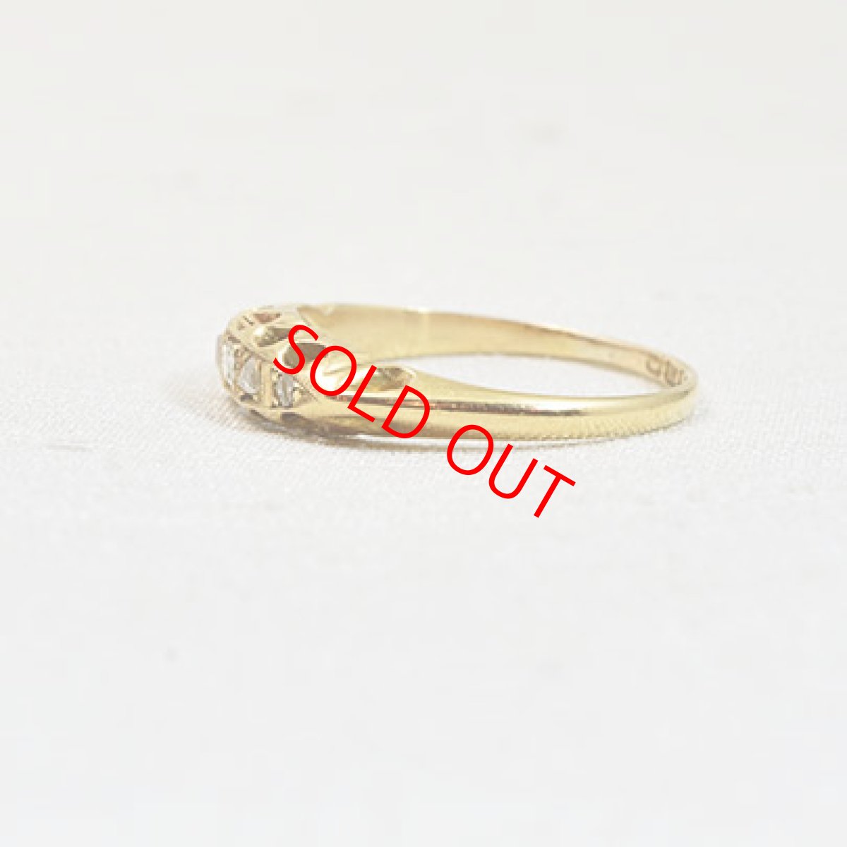 画像3: sold18ct.ダイヤモンドリング (3)