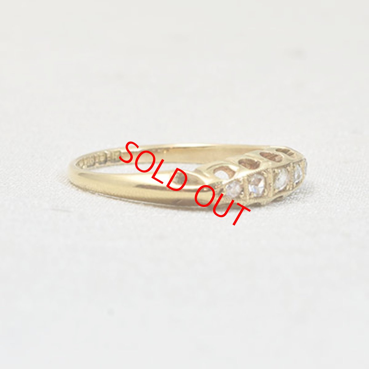 画像5: sold18ct.ダイヤモンドリング (5)