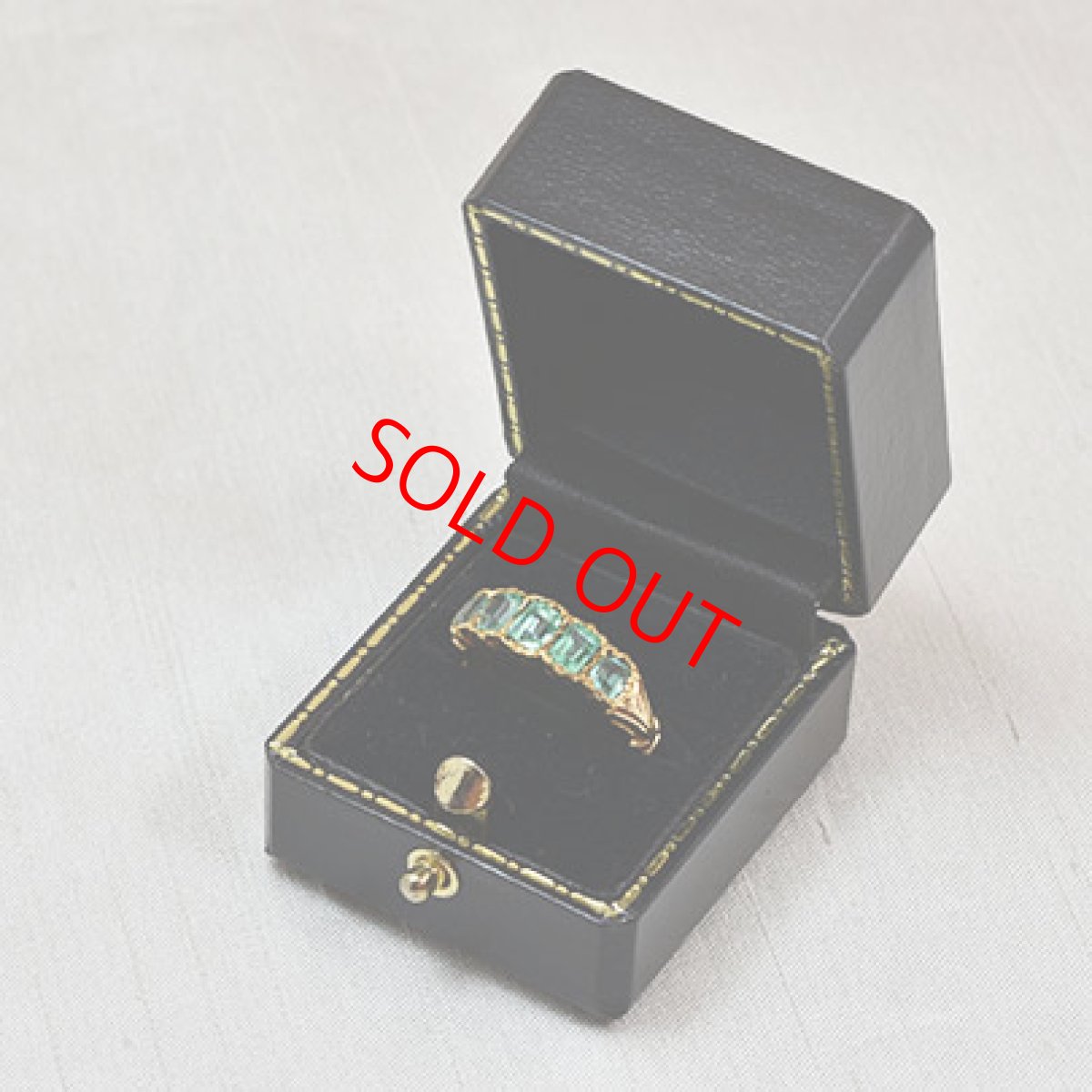 画像7: Sold ゴールド・コンロンビア産エメラルドリング (7)