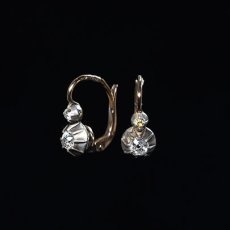 画像4: Sold 14ct,Svダイヤモンドイヤリング (4)