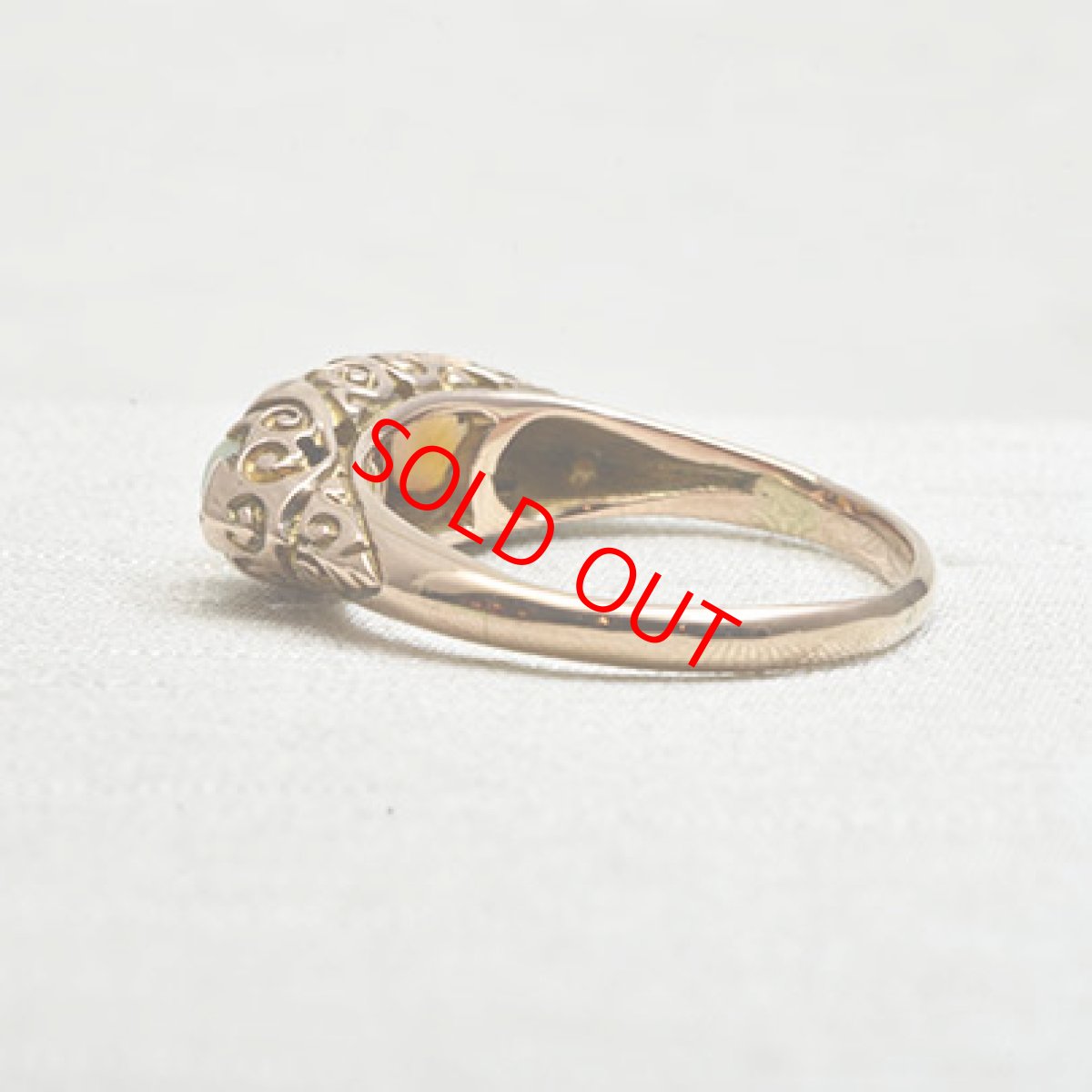 画像3: Sold 9ct.オパールパールリング (3)
