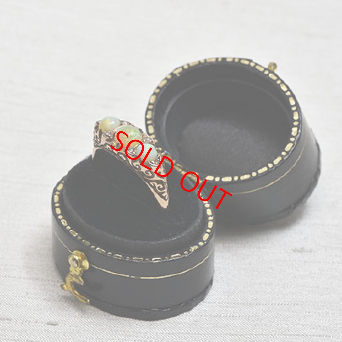 画像7: Sold 9ct.オパールパールリング (7)