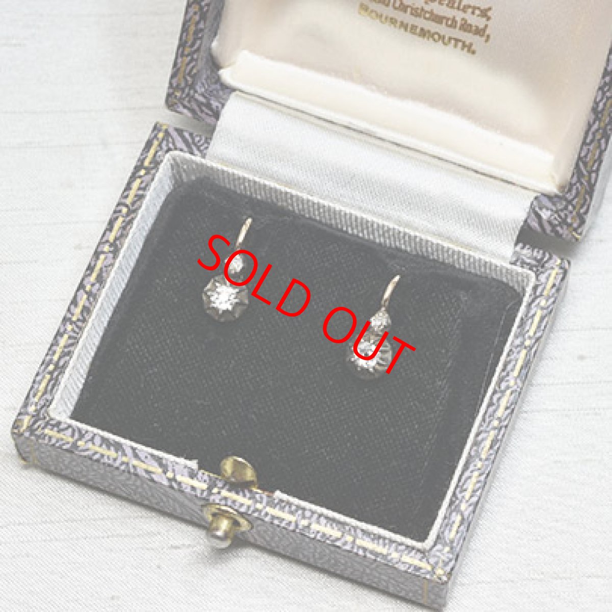 画像5: Sold 14ct,Svダイヤモンドイヤリング (5)