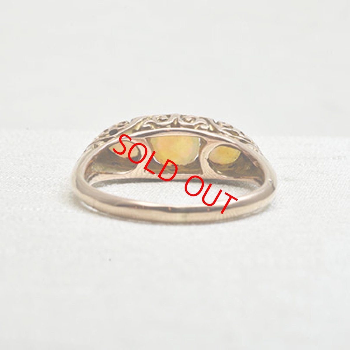 画像4: Sold 9ct.オパールパールリング (4)