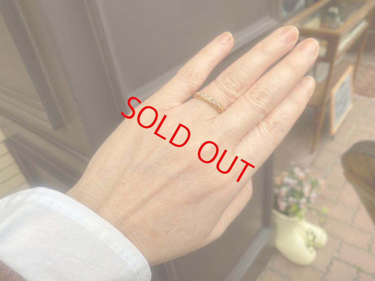 画像9: sold18ct.ダイヤモンドリング (9)