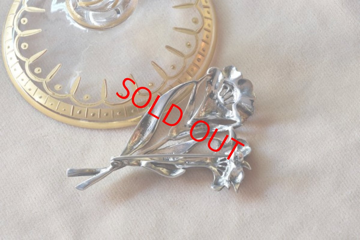 画像2: シルバー＆マルカジットブローチ (2)