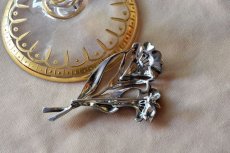 画像2: シルバー＆マルカジットブローチ (2)
