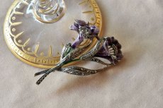 画像3: シルバー＆マルカジットブローチ (3)