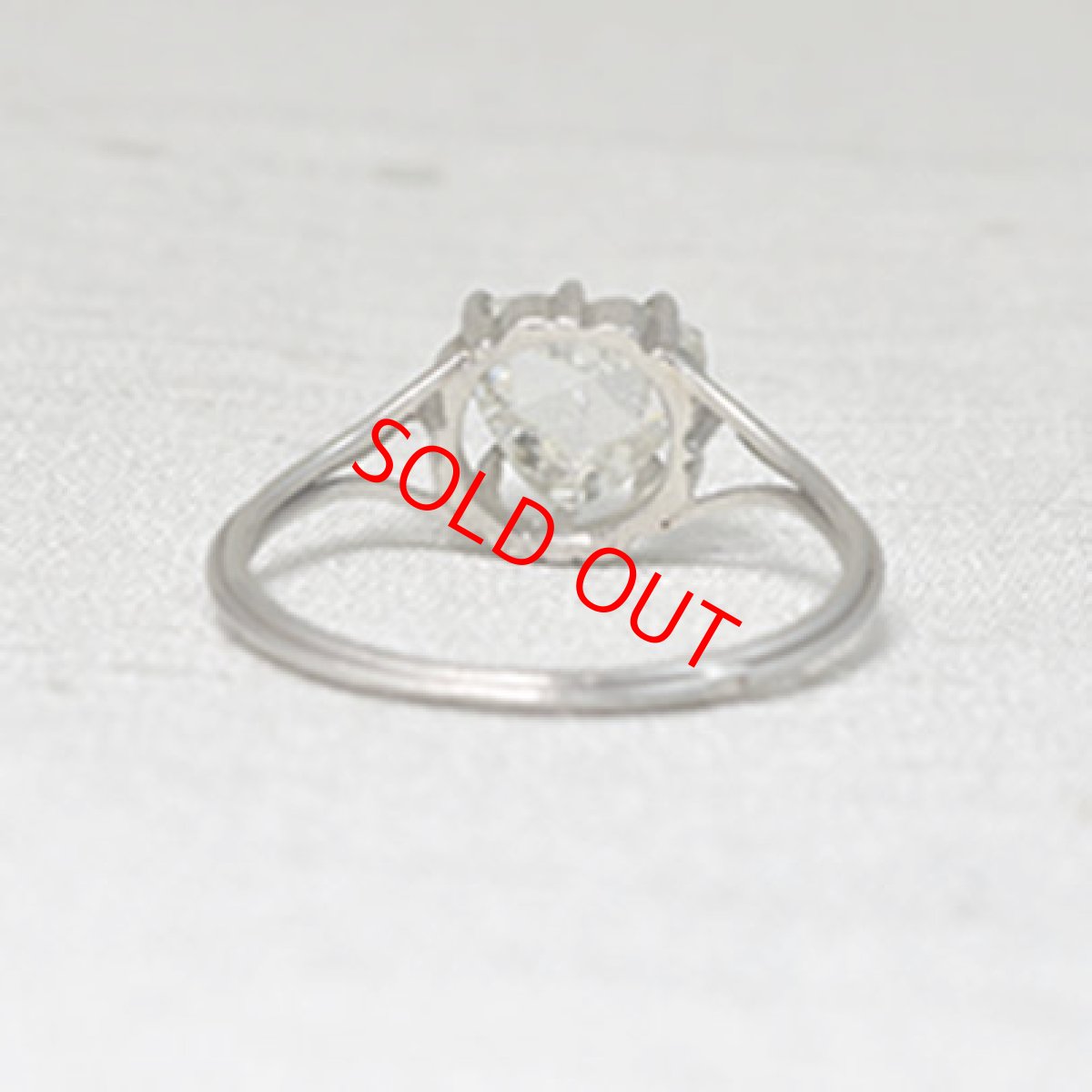 画像4: プラチナ・ダイヤモンドリング　 (4)