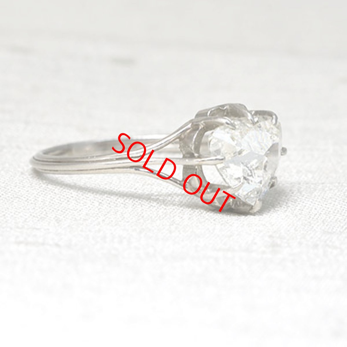 画像6: プラチナ・ダイヤモンドリング　 (6)