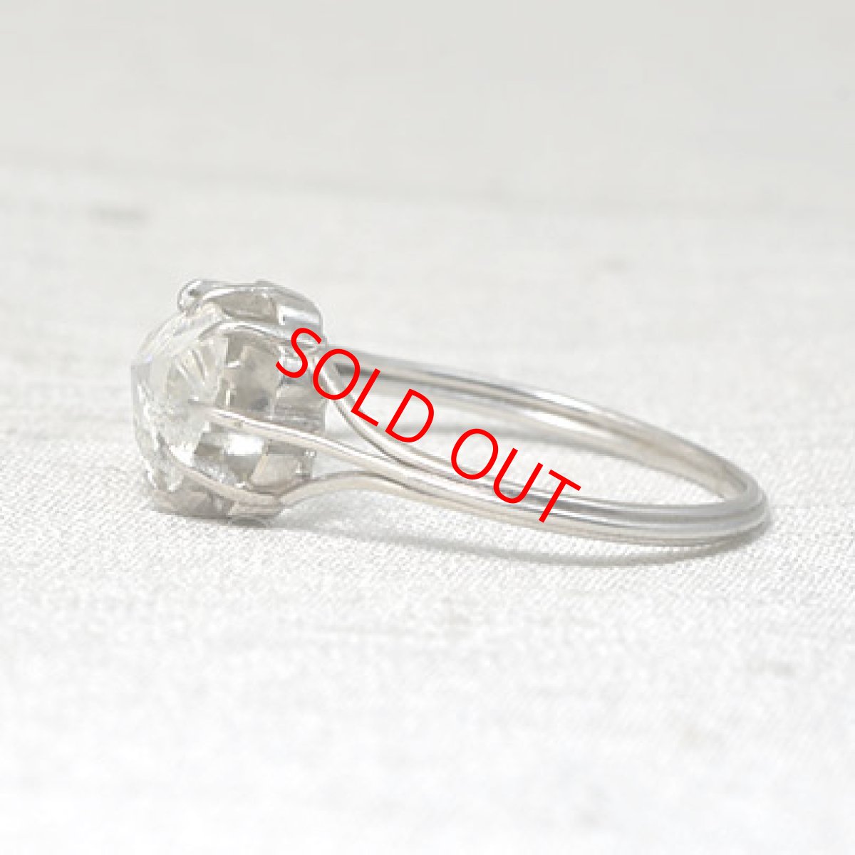 画像3: プラチナ・ダイヤモンドリング　 (3)