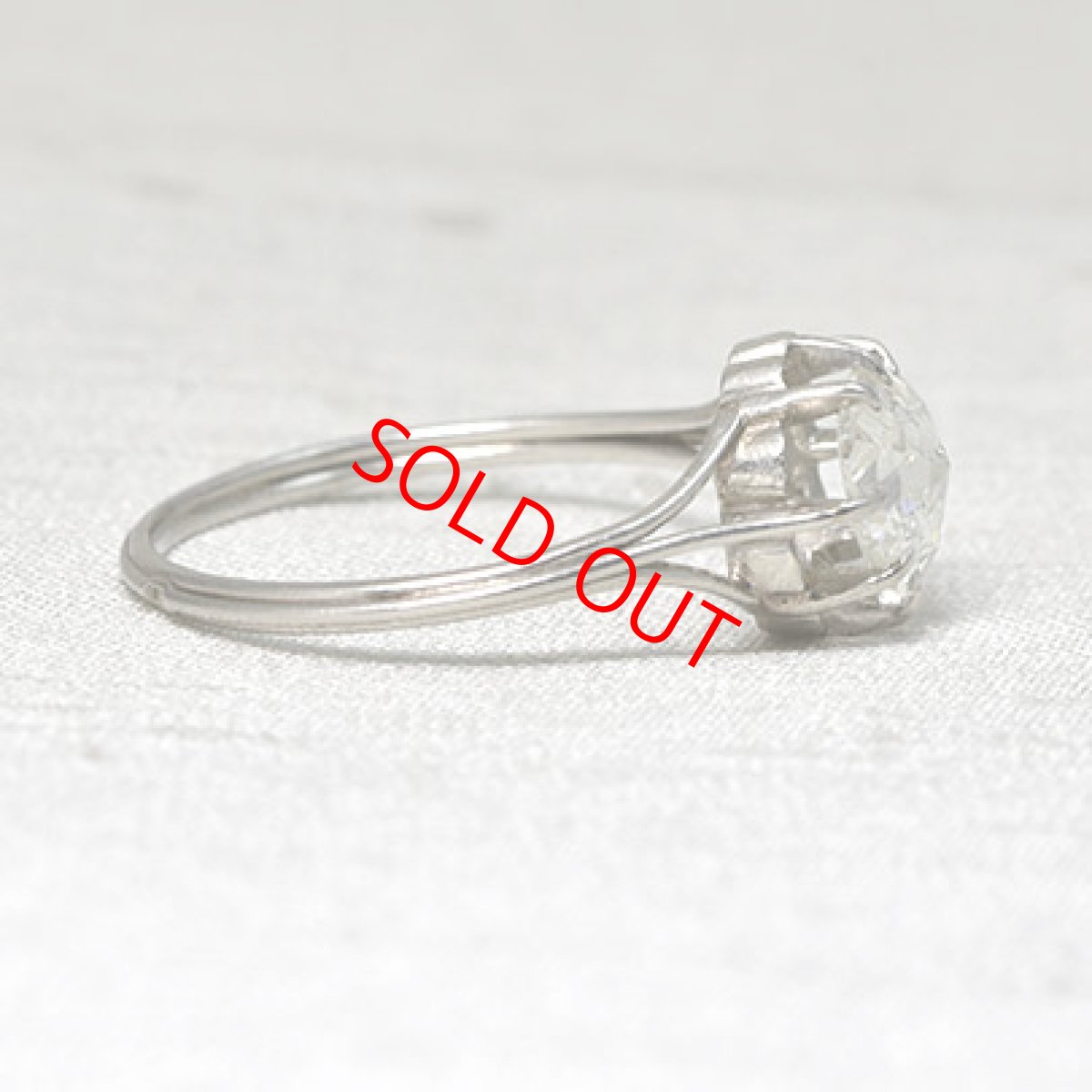 画像5: プラチナ・ダイヤモンドリング　 (5)