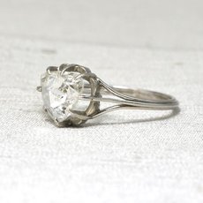 画像2: プラチナ・ダイヤモンドリング　 (2)