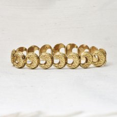 画像1: 14ct.ゴールドブレスレット (1)