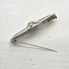 画像3: （Pt）ダイヤモンドブローチ (3)