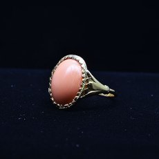 画像5: Sold 18ct,コラルリング (5)