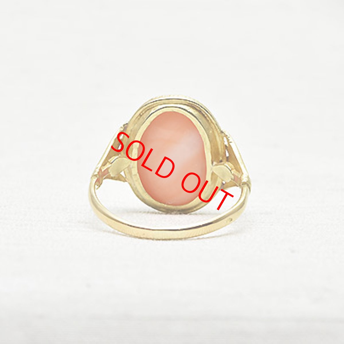 画像3: Sold 18ct,コラルリング (3)