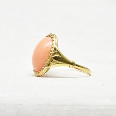 画像2: Sold 18ct,コラルリング (2)