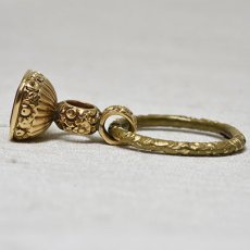 画像3: Sold ゴールドケース・メタル・カーネリアンシール (3)