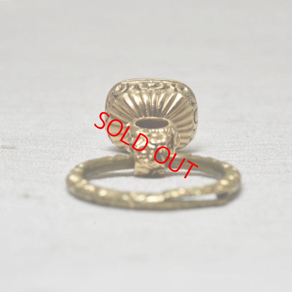 画像4: Sold ゴールドケース・メタル・カーネリアンシール (4)