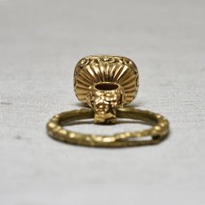 画像4: Sold ゴールドケース・メタル・カーネリアンシール (4)