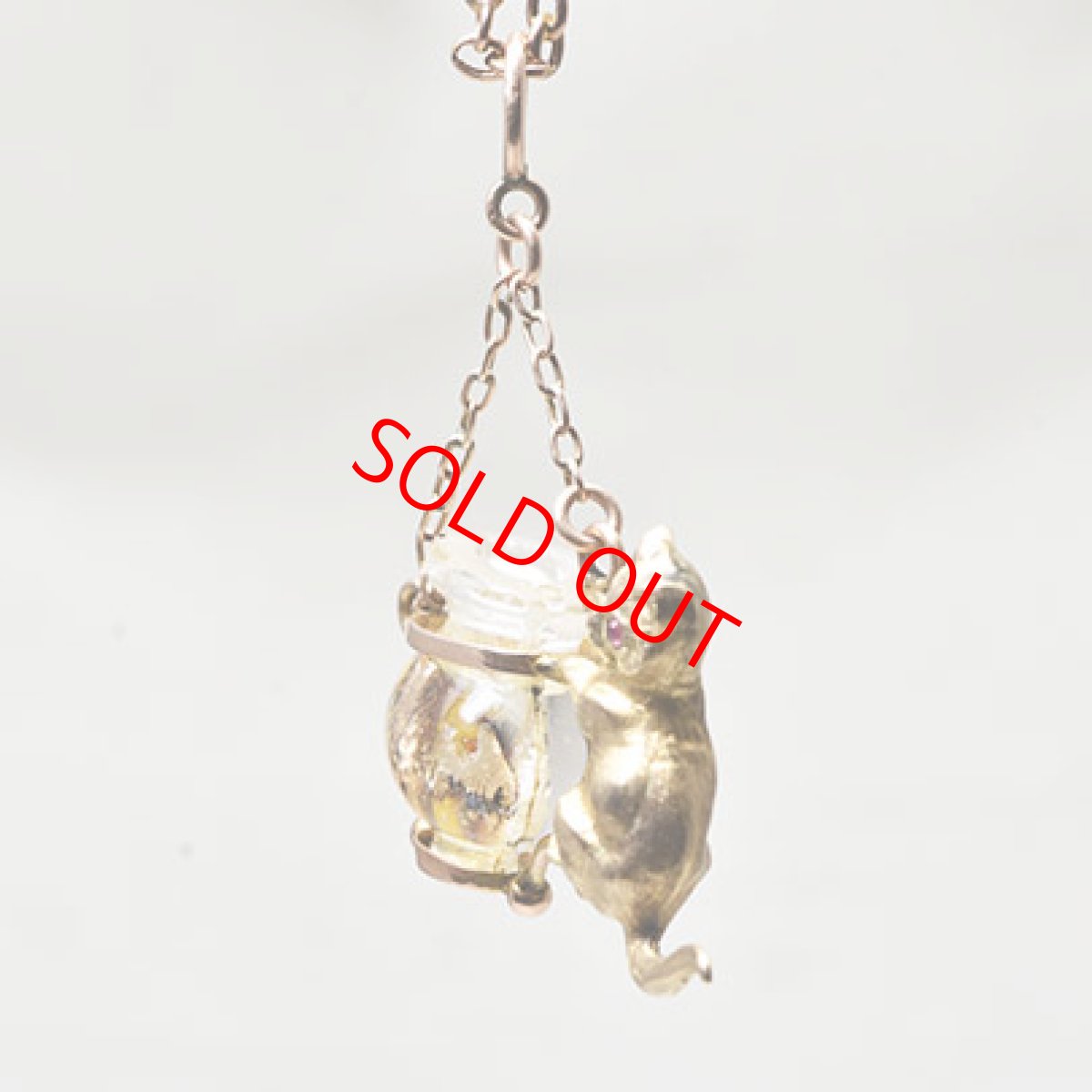 画像2: 9ct,グラスペンダント (2)