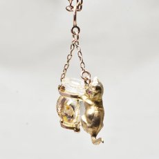 画像2: 9ct,グラスペンダント (2)