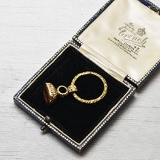 画像9: Sold ゴールドケース・メタル・カーネリアンシール (9)