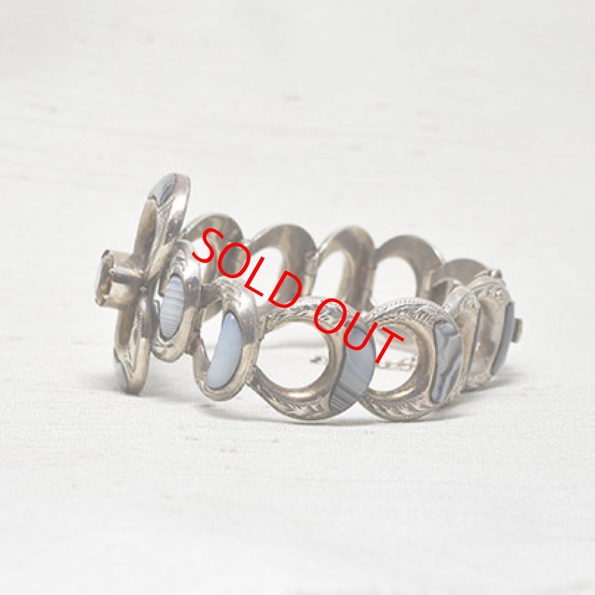 画像3: シルバー・シトリン・アゲート・スコティッシュブレスレット (3)