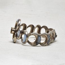 画像3: シルバー・シトリン・アゲート・スコティッシュブレスレット (3)