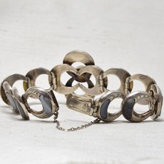 画像4: シルバー・シトリン・アゲート・スコティッシュブレスレット (4)