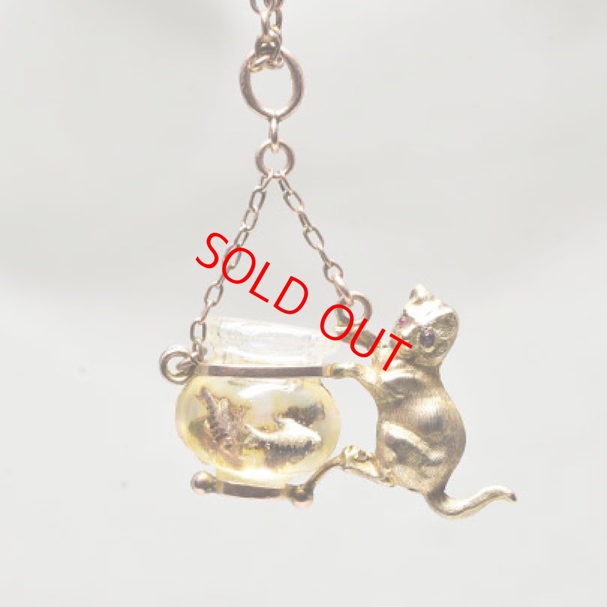 画像1: 9ct,グラスペンダント (1)