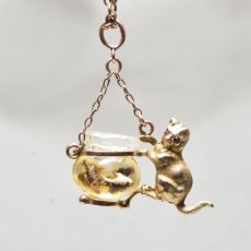 画像1: 9ct,グラスペンダント (1)