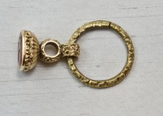 画像12: Sold ゴールドケース・メタル・カーネリアンシール (12)