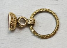 画像11: Sold ゴールドケース・メタル・カーネリアンシール (11)