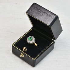 画像9:  sold ゴールド・エメラルド・ダイヤモンドリング (9)