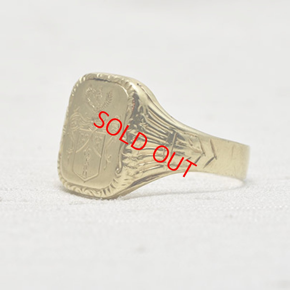 画像2: Sold 14ct,インタリオリング (2)