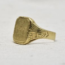 画像2: Sold 14ct,インタリオリング (2)