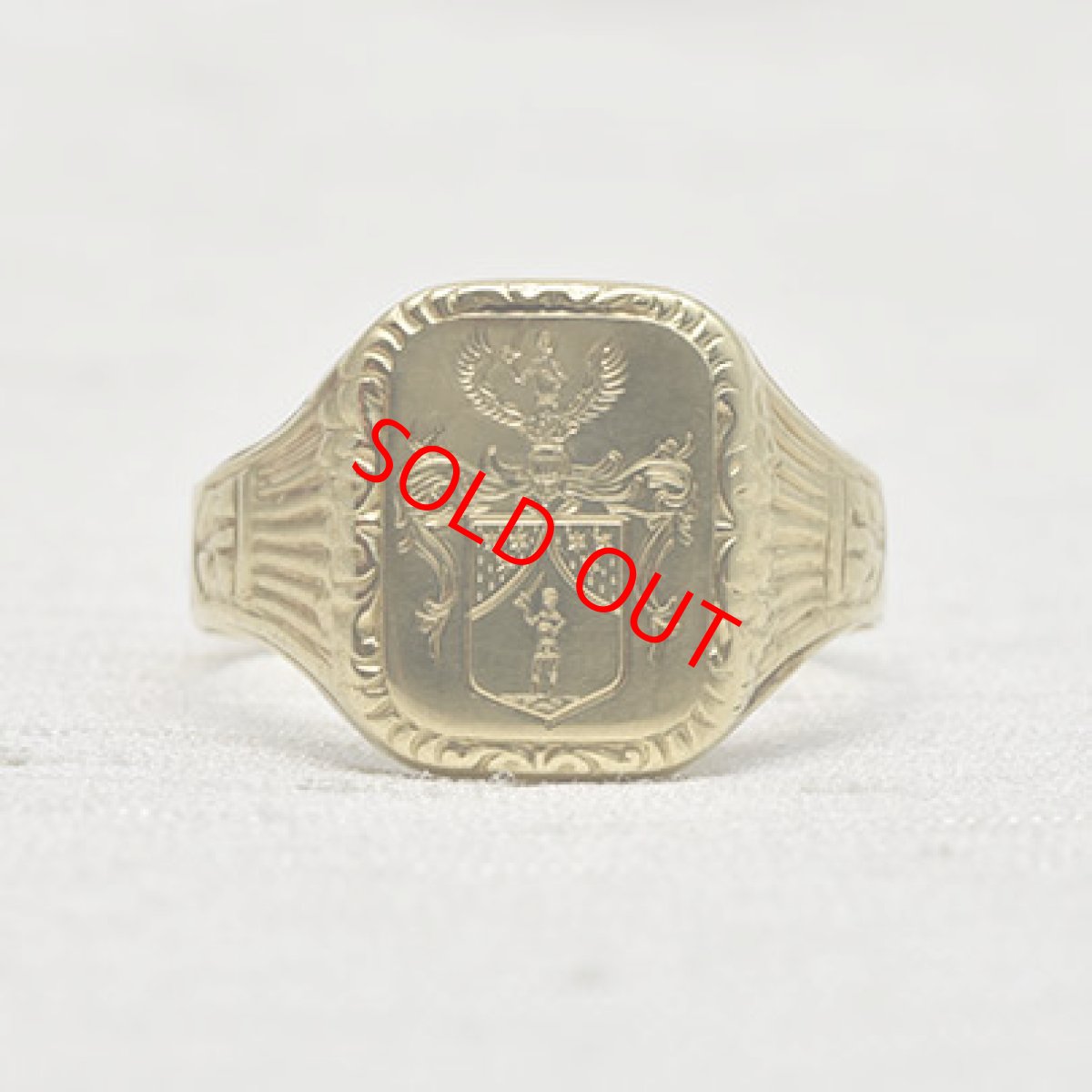 画像1: Sold 14ct,インタリオリング (1)