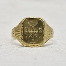 画像1: Sold 14ct,インタリオリング (1)