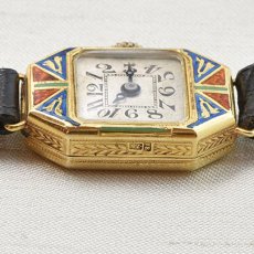 画像6: 18ct,エナメル・リストウォッチ (6)