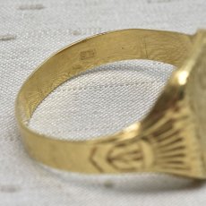 画像6: Sold 14ct,インタリオリング (6)