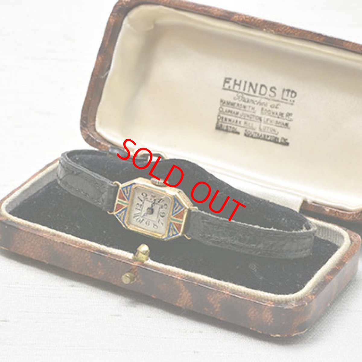 画像8: 18ct,エナメル・リストウォッチ (8)