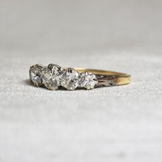 画像4: Sold G,pt.ダイヤモンドリング　 (4)