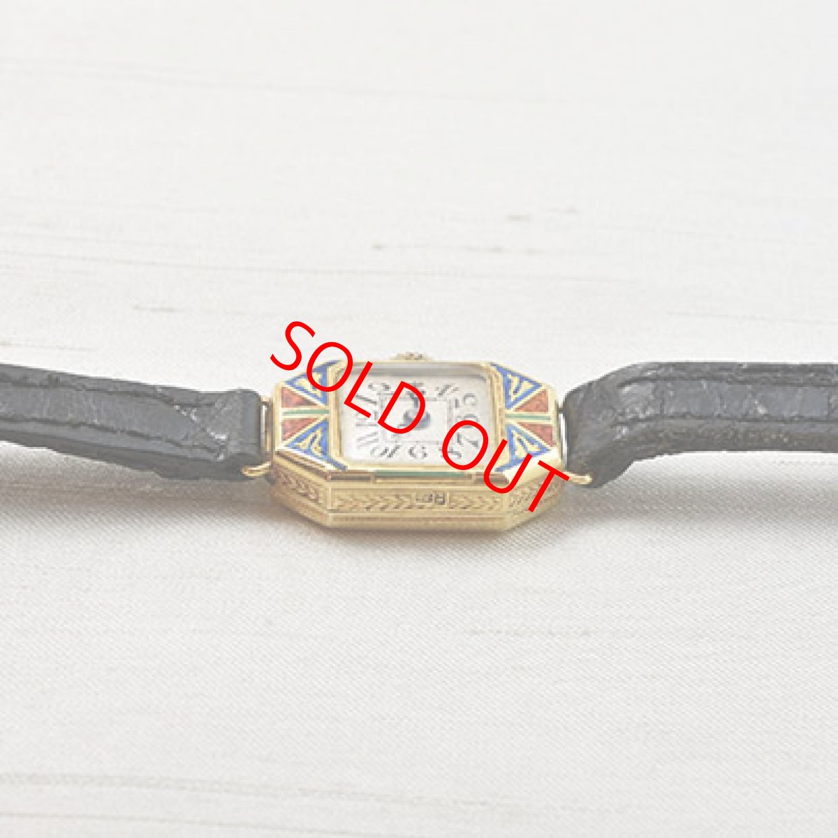 画像4: 18ct,エナメル・リストウォッチ (4)